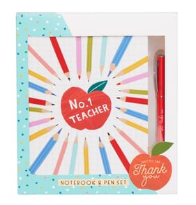 Thank You Teacher Notebook Set - No.1 Teacher