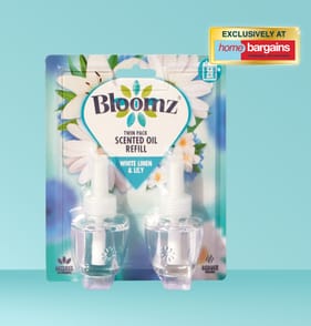 Bloomz Scented Oil Refill Twin Pack 2x 20ml - White Linen & Lily