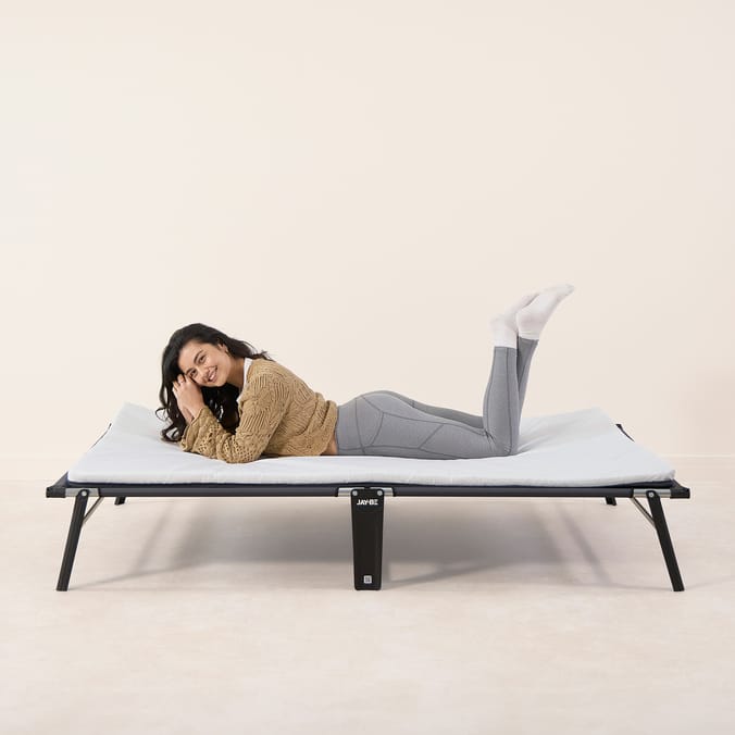 Jay-Be CE120 Compact Folding Bed with e-Fibre Mattress - Small Double 