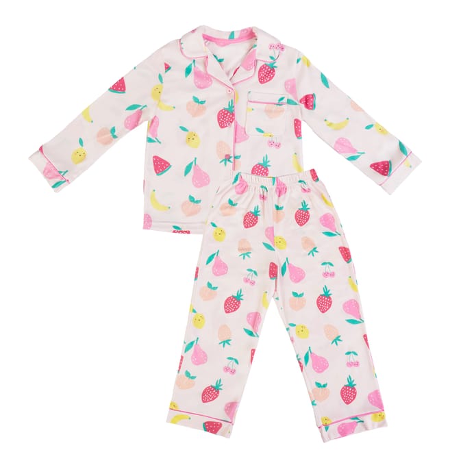 Originals Young Girl Strawberry Button Pyjama Set