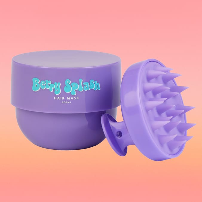 Fruity Beauty Hair Mask & Scalp Brush Gift Set