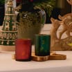 Winter Charm Small Mercury Tealight Holder