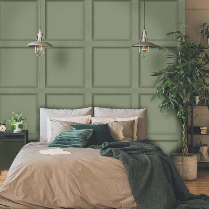 Modern Wood Panel Wallpaper 