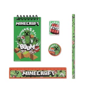 Minecraft Stationery Set 5 Pieces