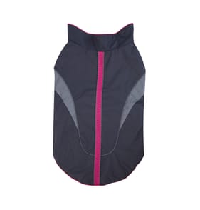 My Pets Reflective Dog Coat With Pink Trim - Small