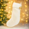 Winter Luxe Faux Fur Stocking