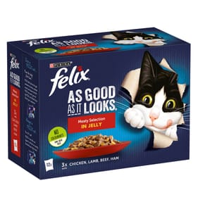 Felix As Good As It Looks Meaty Selection in Jelly 12 x 85g