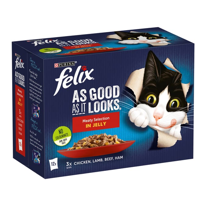 Felix As Good As It Looks Meaty Selection in Jelly 12 x 85g