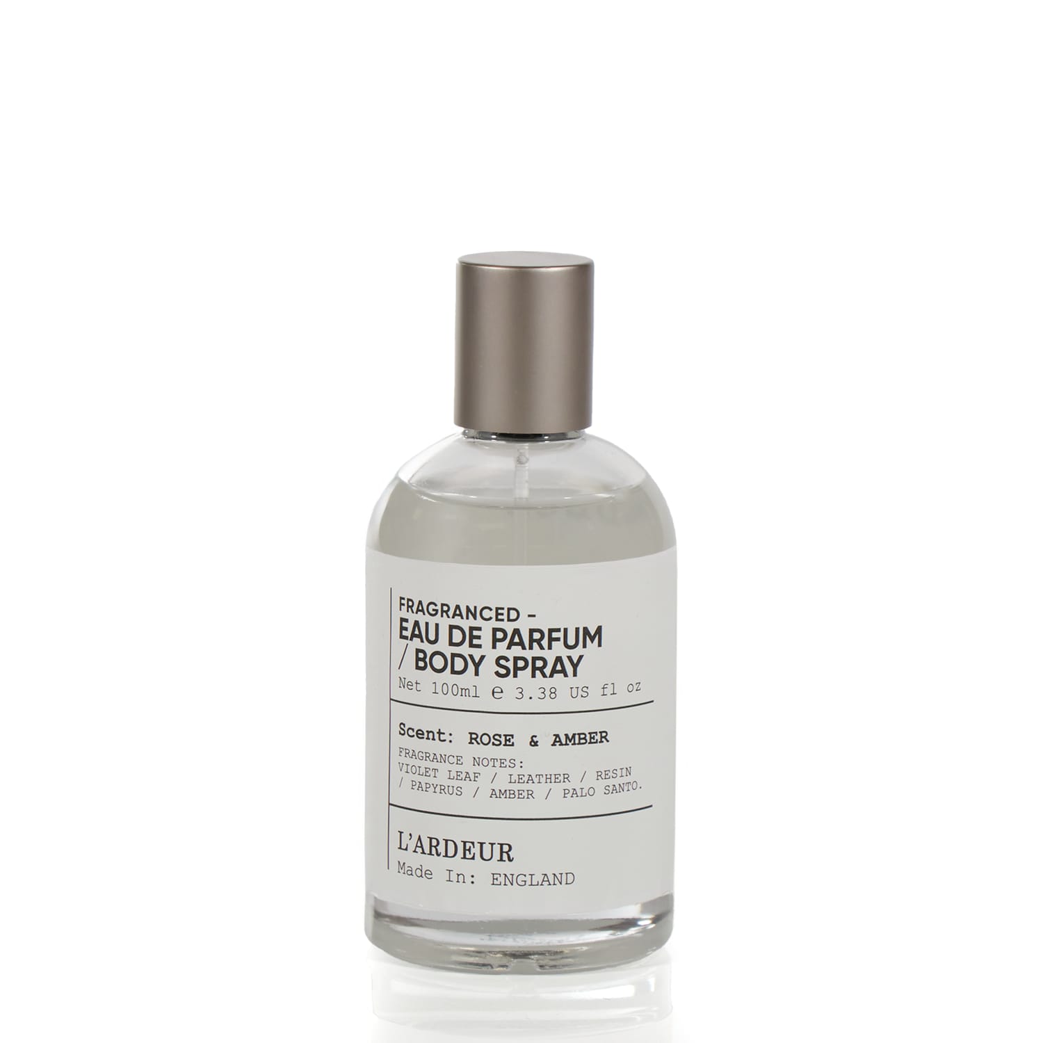 L'ardeur Fragranced Body Spray/EDP 100ml - Rose & Amber | Home Bargains
