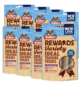 Bakers Rewards Dog Treats 8x100g - Chicken, Beef and Lamb