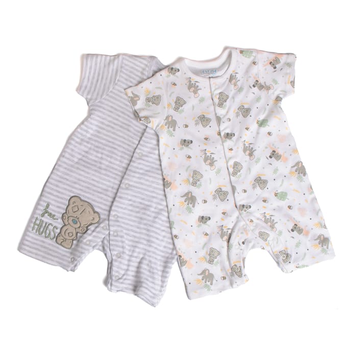 Tiny Tatty Teddy Rompers 2 Pack