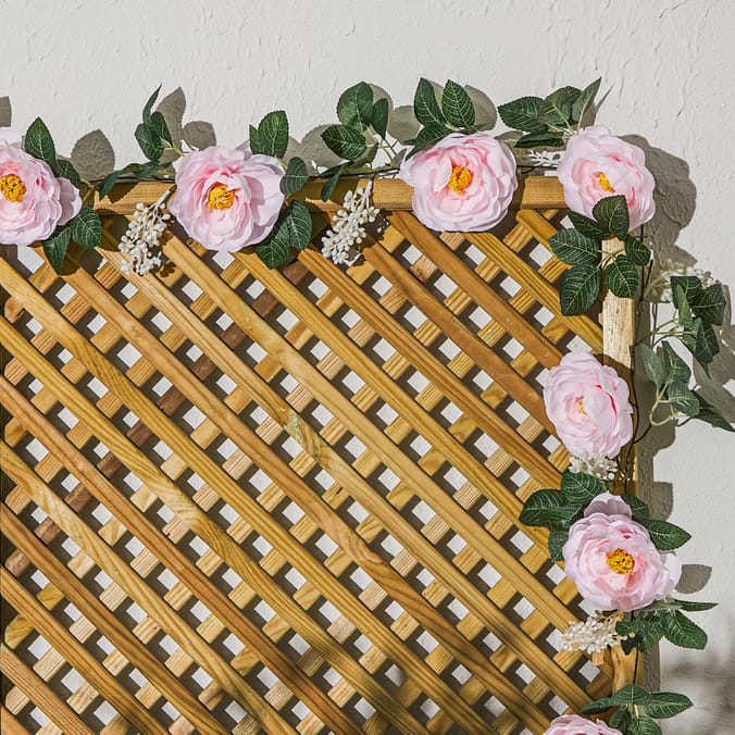 Jardin Artificial Flower Garland With Leaves