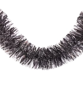 Festive Feeling Luxury Tinsel 2m - Dark Silver