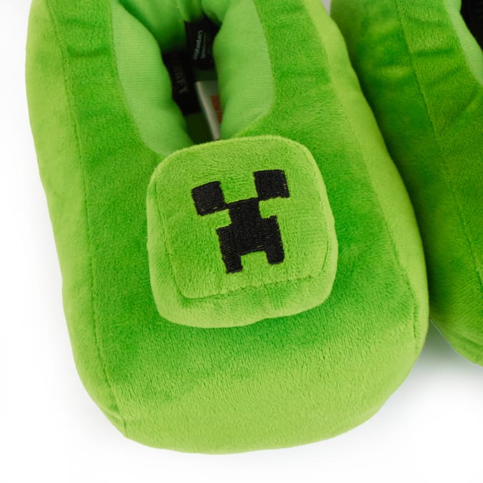 Minecraft Boys Plush Slippers