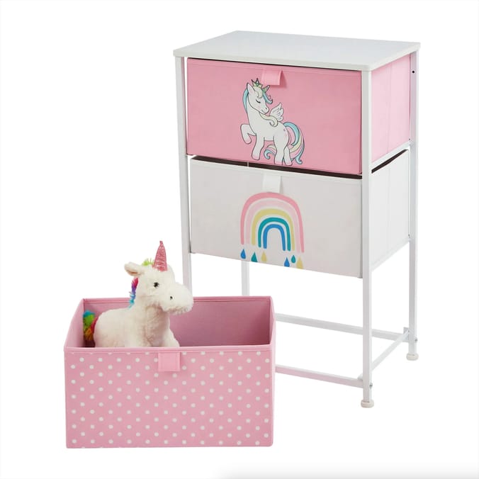 Liberty House Toys Kids Unicorn 3 Drawer Kids Storage Chest