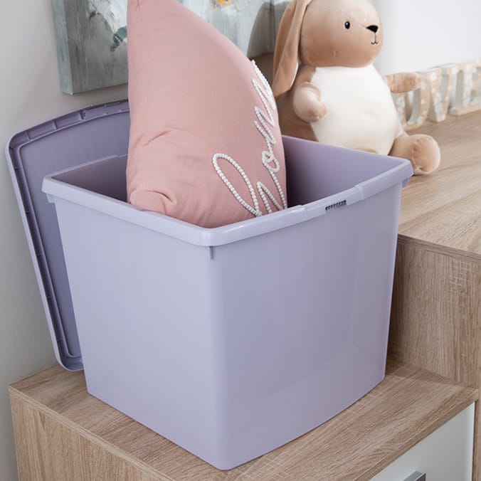 Wham 37L Clip Storage Box Home Bargains