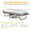 Jay-Be Supreme Automatic Folding Bed with Rebound e-Fibre Mattress - Single