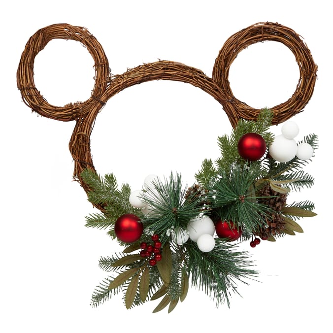 Disney Rattan Shaped Wreath 