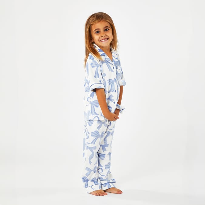 Originals Younger Girls Blue Bow Pyjamas