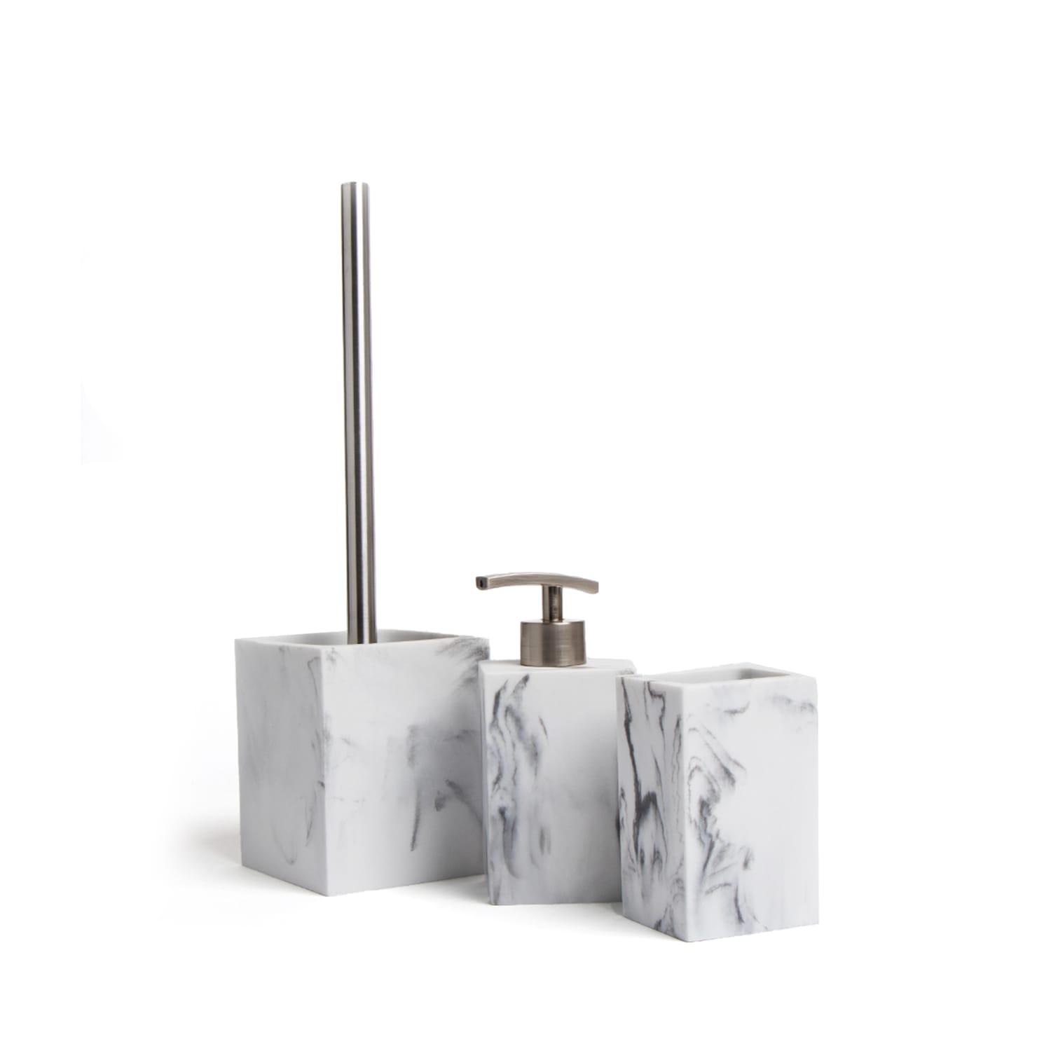 Bathroom Marble Effect Toilet Brush Home Bargains