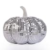 Spooky Disco Sequin Pumpkin Cushion 