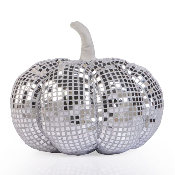 Spooky Disco Sequin Pumpkin Cushion 