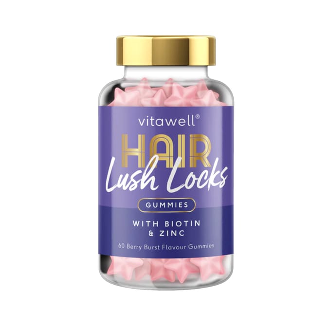 Vitawell Hair Lush Locks Gummies 60s - Berry Burst