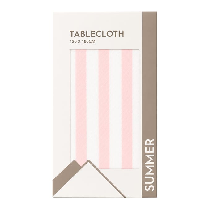 Summer Striped Table Cloth