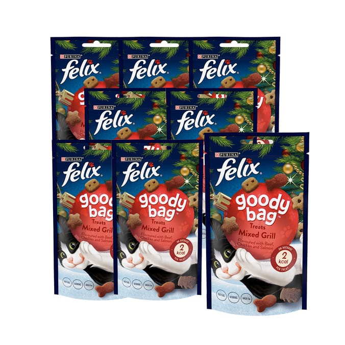 Felix Goody Bag Mixed Grill Cat Treats 60g x8