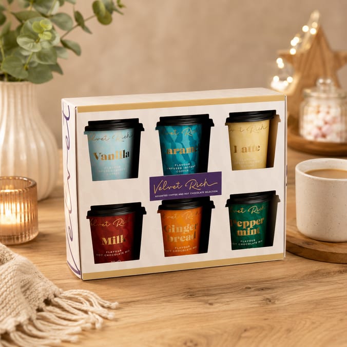Velvet Rich Coffee & Hot Chocolate Selection 120g