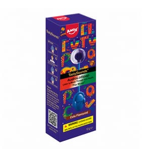 Amos Tasty Sounds Audio Lollipop 'Pop Music' 12g - Cola Flavour