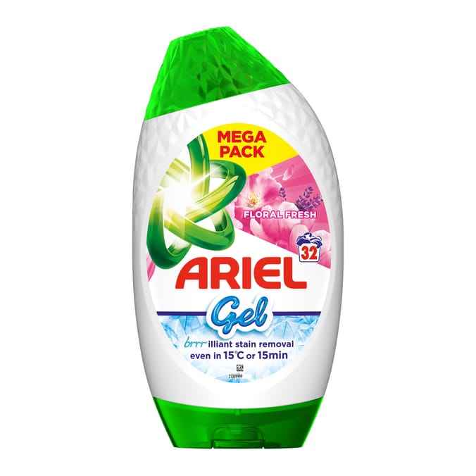 Ariel Washing Gel 32 Washes 1.056 Litres - Floral Fresh