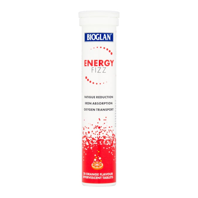 Bioglan Energy Fizz Effervescent Tablets 20s - Orange Flavour