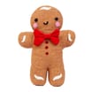 Sleigh Bells Gingerbread Cushion - George 
