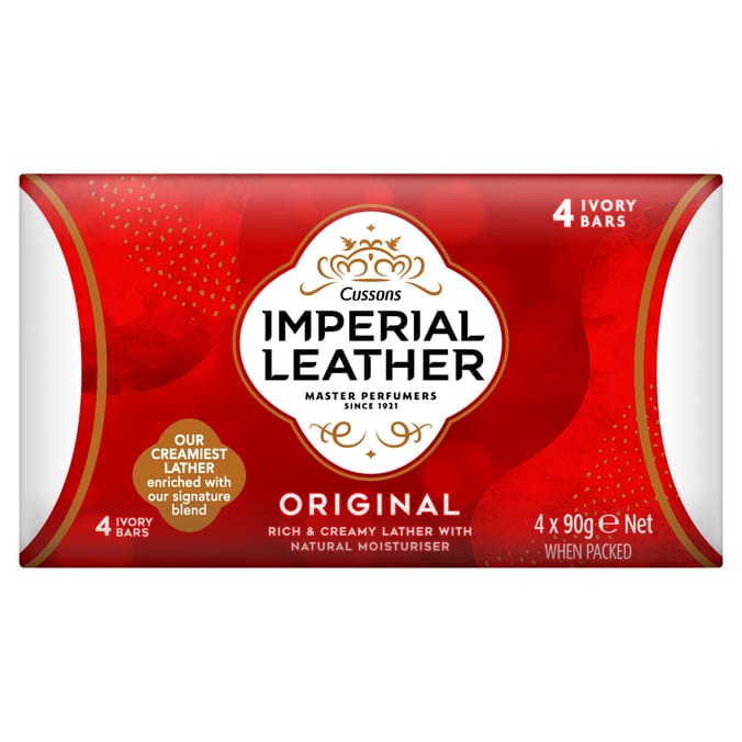 Imperial Leather Original Ivory Bars 4 x 90g