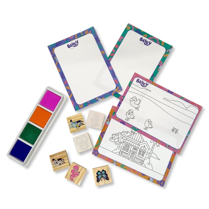 Bluey Wooden Stamper Set