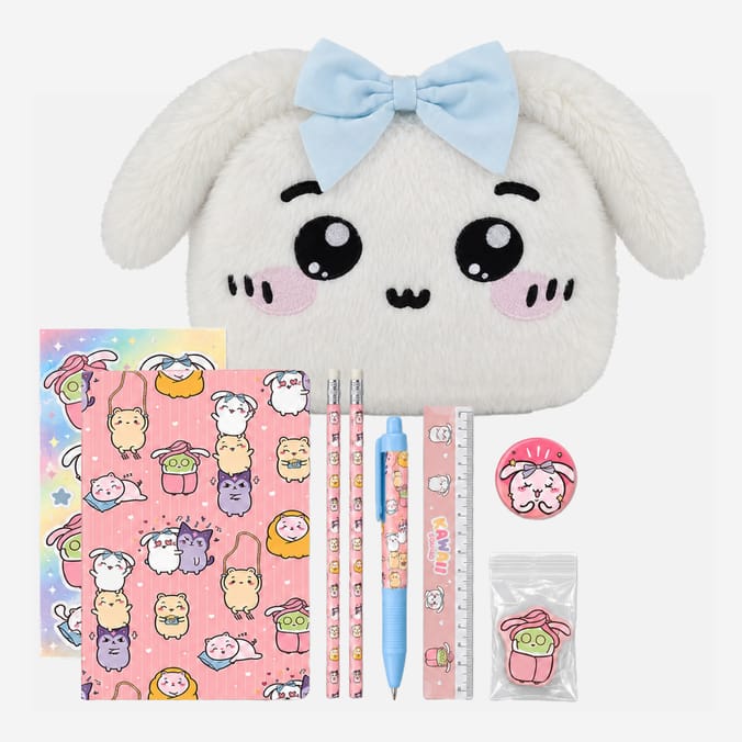  Kawaii Dreamer Plush Stationery Set - Rabbit