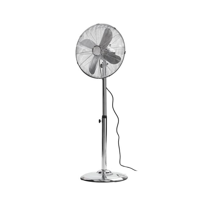 Pifco 16" Pedestal Fan - Chrome