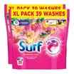 Surf 3in1 Laundry Washing Detergent Capsules 2x 39 Washes - Tropical Lily