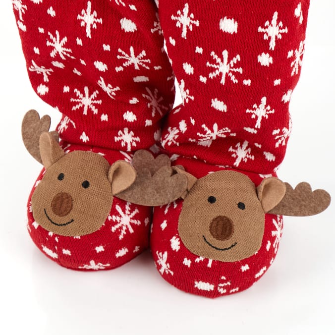 Sleigh Bells Christmas Teddy In Pyjamas