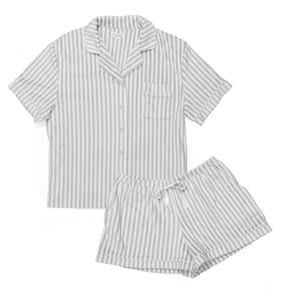 Originals Ladies Sleepwear Stripe Velour Pyjama Set