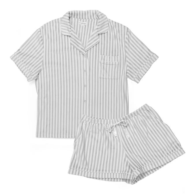 Originals Ladies Sleepwear Stripe Velour Pyjama Set