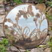  The Outdoor Living Collection Decorative Round Mirror - Butterfly 20"