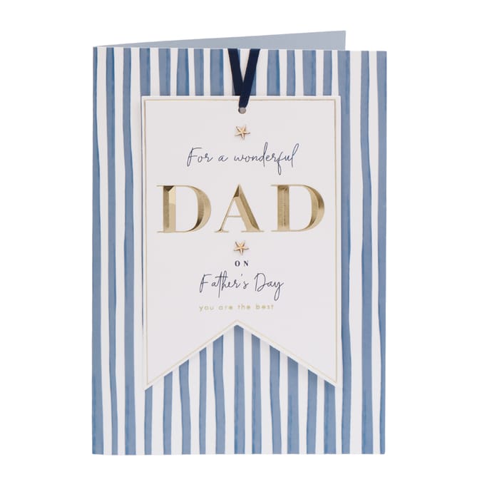 Fathers Day Card - For a Wonderful Dad