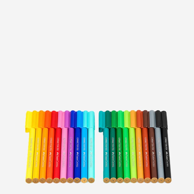 Faber-Castell Connector Felt Tip Pens 20 Pack – Dinosaur