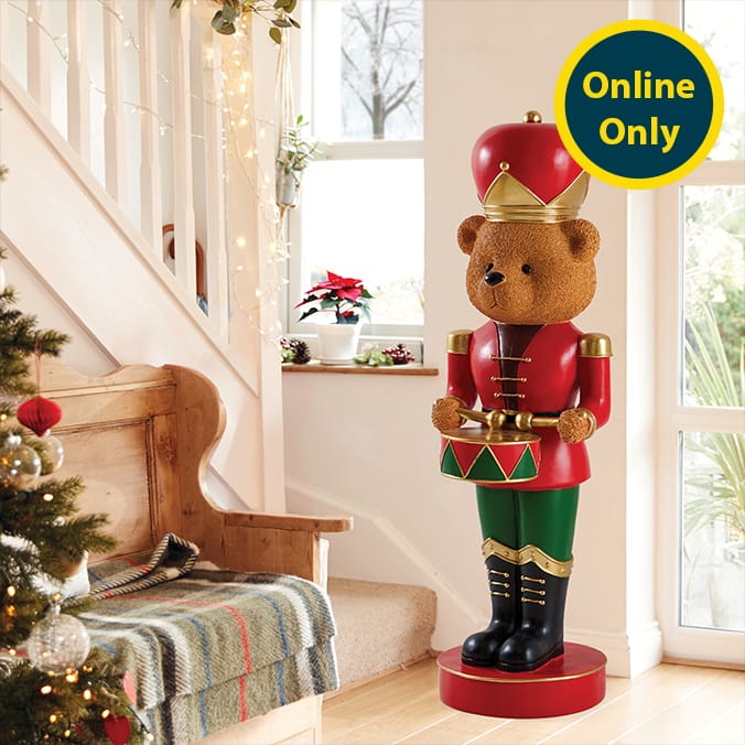 Festive Feeling 1.2m Giant Bear Nutcracker