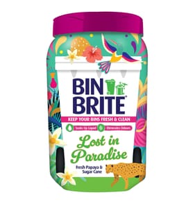 Bin Brite Freshener Powder 500g - Lost In Paradise Fresh Papaya & Sugar Cane