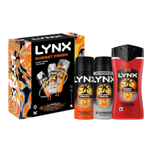 Lynx Body Trio Gift Set - Sunset Fresh | Home Bargains