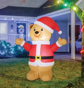 Prestige 4ft Light-Up Self Inflating - Bear