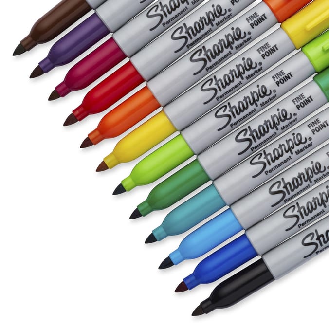Sharpie Fine Permanent Markers 12pcs - Colour